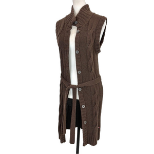 Tommy Hilfiger long brown vest
